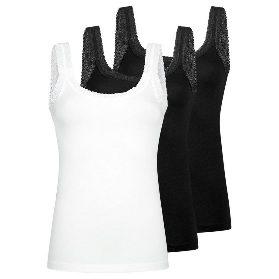 Modal Lace lot de 3  - maillot de corps / Top