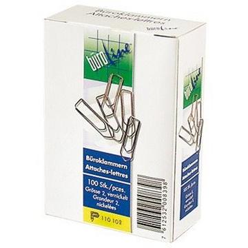 Büroklammern Gr. 3 vernickelt 28mm,  1 Pack à 1000