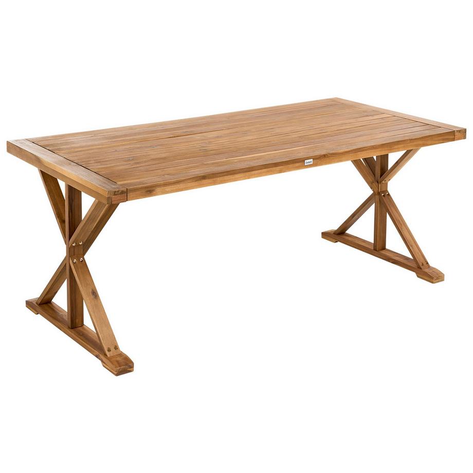 Table de salle à manger de jardin en Acacia  CALABRITTO