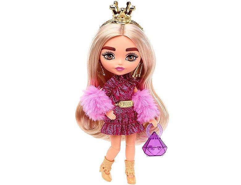 Barbie  Extra Minis Puppe Gold Crown 