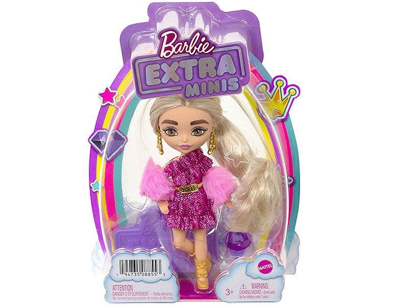 Barbie  Extra Minis Puppe Gold Crown 
