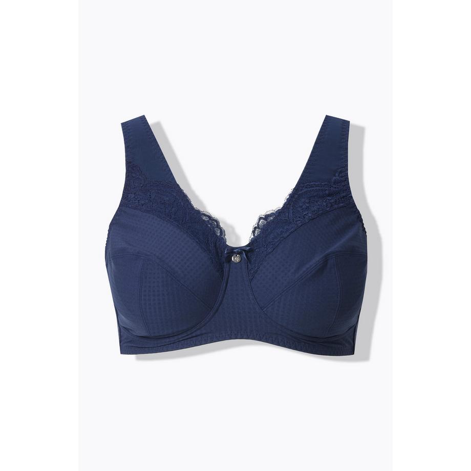 Ulla Popken Soutien-gorge de maintien sans armatures dentelle bonnet C-G  