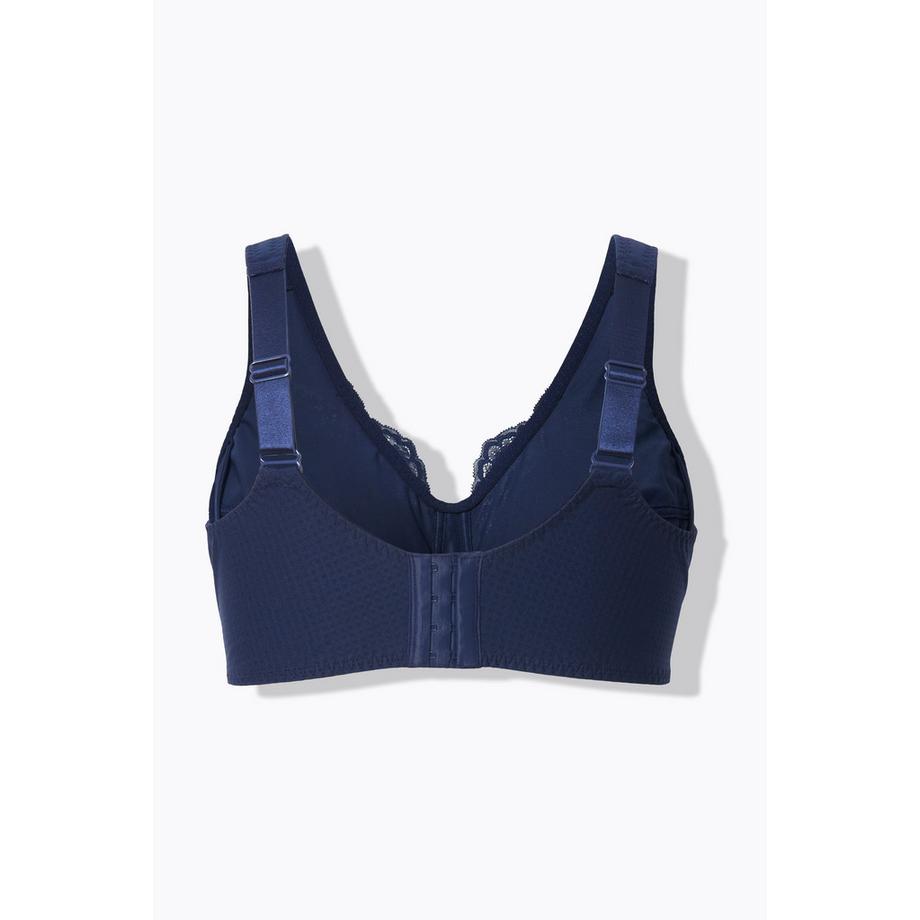 Ulla Popken Soutien-gorge de maintien sans armatures dentelle bonnet C-G  