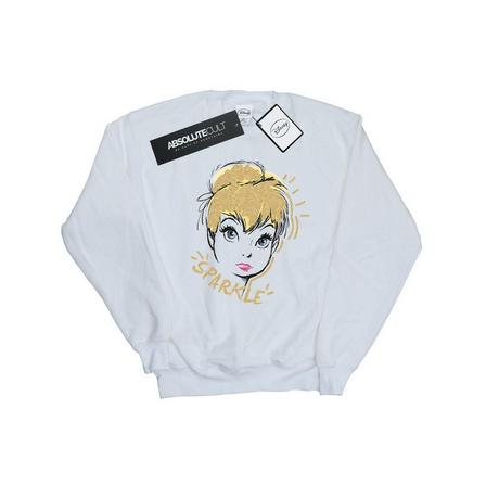 Disney Tinkerbell Sparkle Sweatshirt Col Rond  