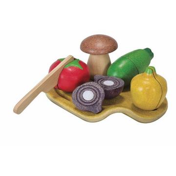 Jouets en bois Set de légumes assortis