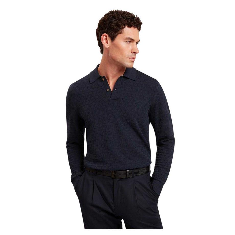 TED BAKER Polo Tricoté Manches Longues  