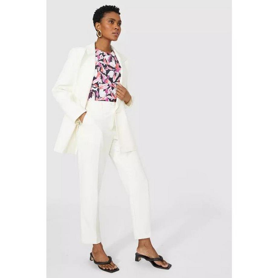 Principles Bedrucktes Blousonärmel Top mit Blumenmuster  