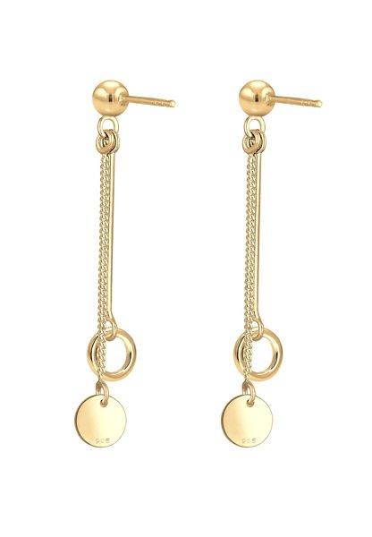 Elli  Ohrringe Stecker Hänger Kreis 