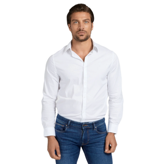 GUESS Class Langarmhemd Slim Fit  