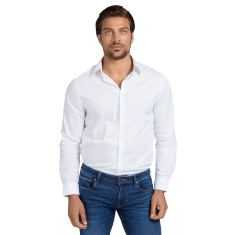 GUESS Class Langarmhemd Slim Fit  