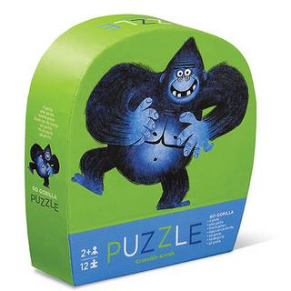 Crocodile Creek  Mini Puzzle 12 Teile Gorilla, Crocodile Creek 