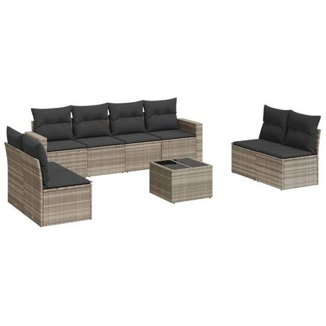 VidaXL Garten sofagarnitur poly-rattan  