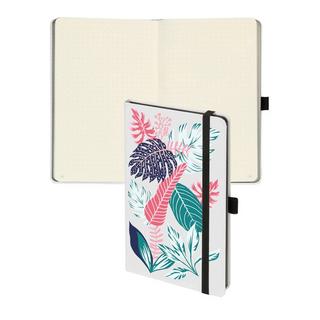 Biella Carnet de notes Kompagnon White Trend 2020, 12,5 x 19,5 cm, pointé  