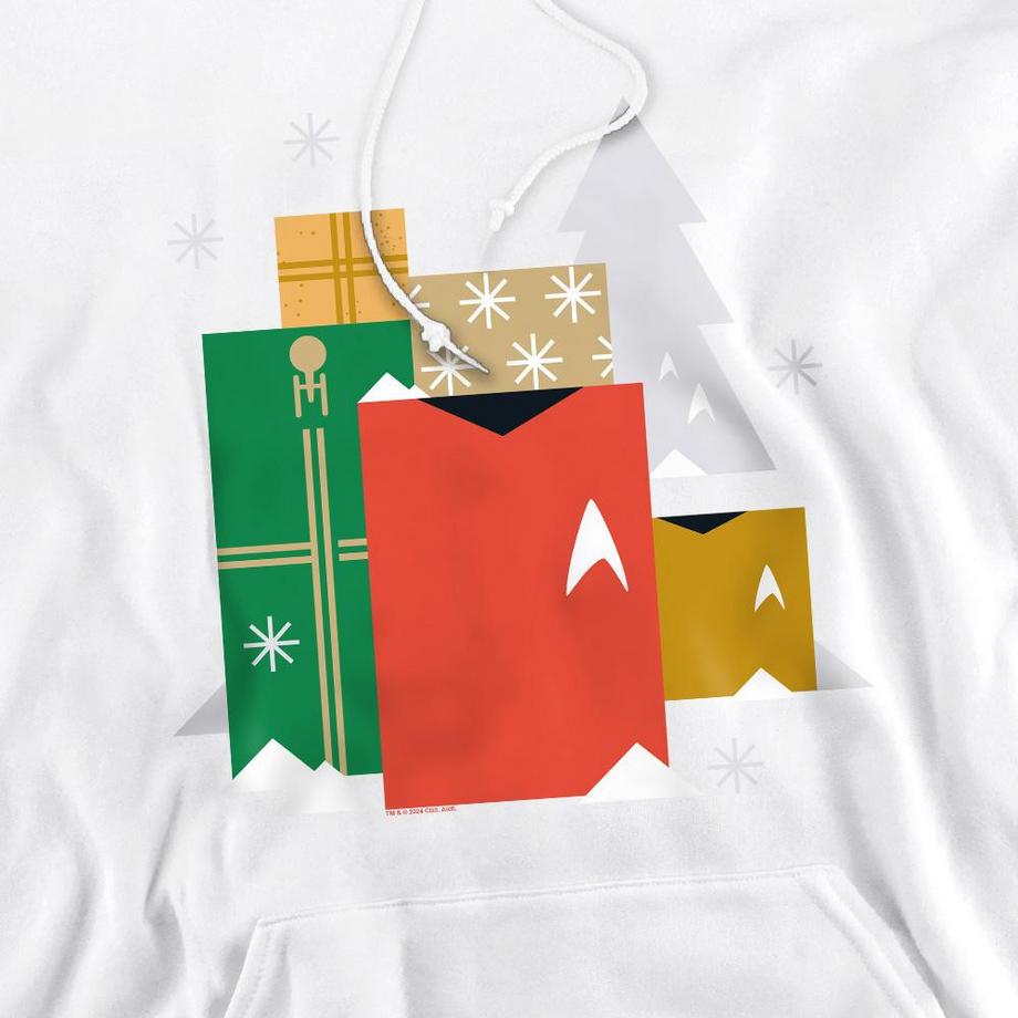 Star Trek Hoodie mit weihnachtlichem Design  