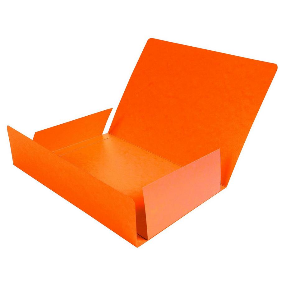 Exacompta Aktenmappen mit 3 Klappen ohne Gummizug, Colorspan-Karton 390g, 24x32cm für DIN A4 - x 50  