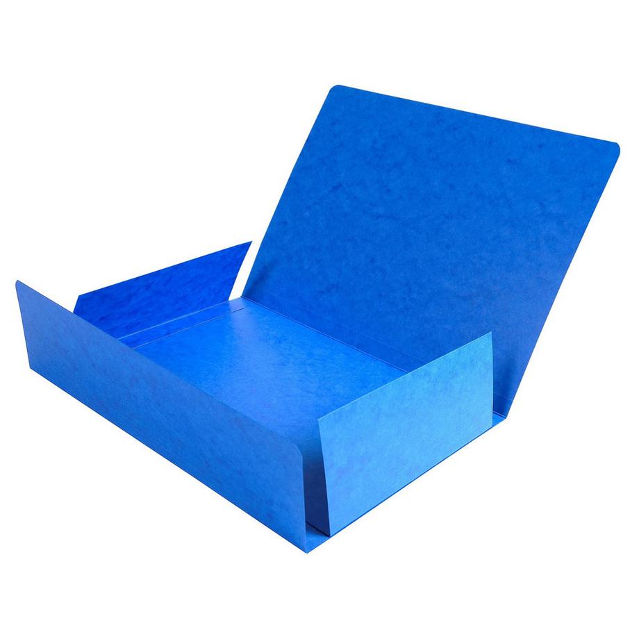 Exacompta Aktenmappen mit 3 Klappen ohne Gummizug, Colorspan-Karton 390g, 24x32cm für DIN A4 - x 50  