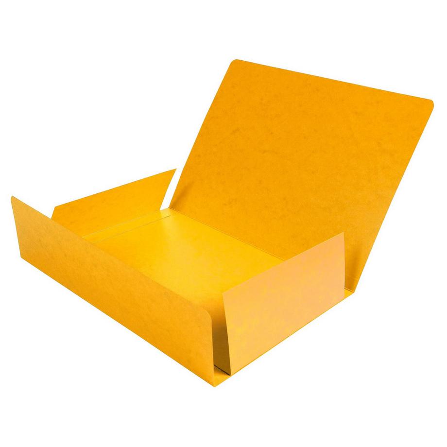 Exacompta Aktenmappen mit 3 Klappen ohne Gummizug, Colorspan-Karton 390g, 24x32cm für DIN A4 - x 50  