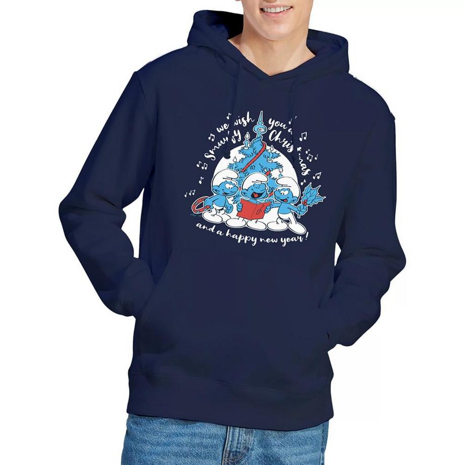 Puffi Felpa Con Cappuccio Natale Carol  