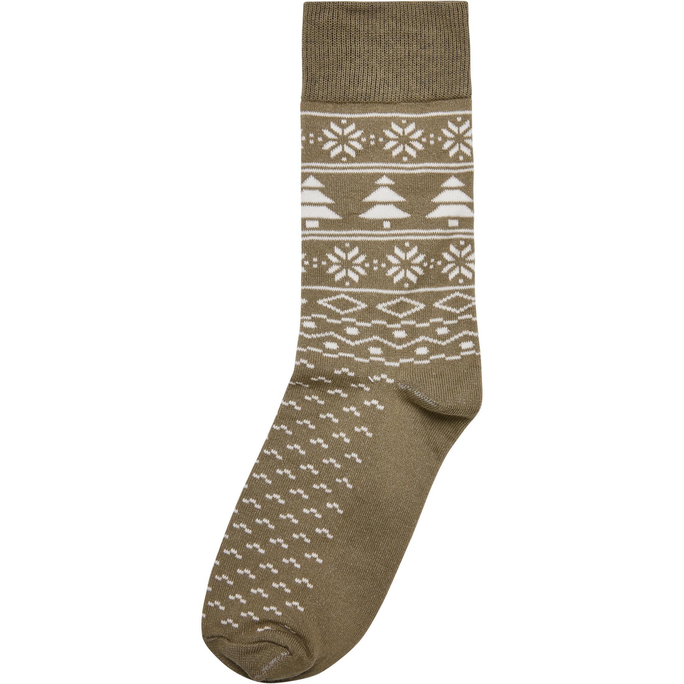 URBAN CLASSICS  chaussettes norwegian pattern (x3) 