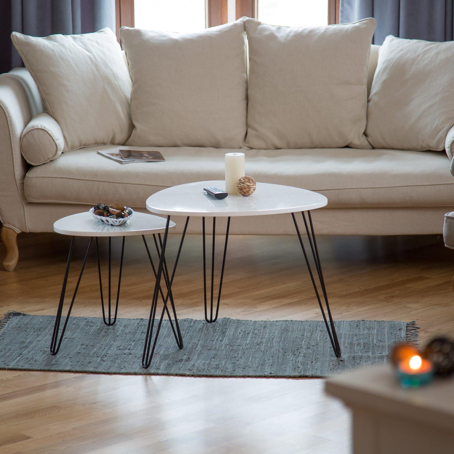 Northix Beistelltisch 2er Set  