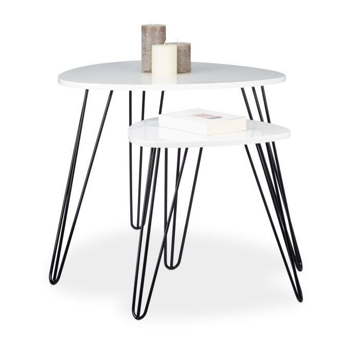 Northix Beistelltisch 2er Set  