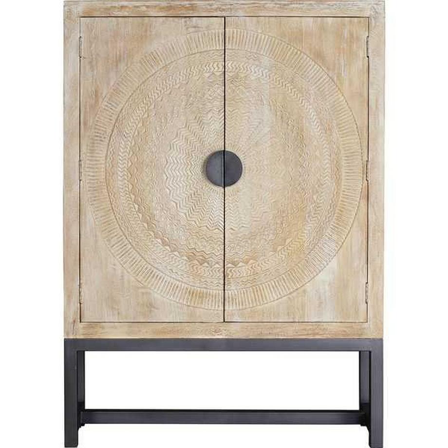 Meuble Almirah Mango vintage blanc 124x176