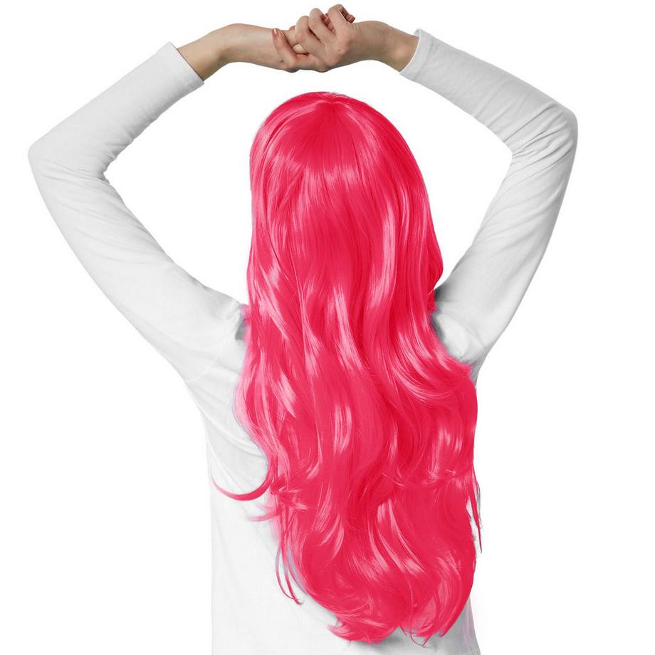 Tectake  Parrucca capelli lunghi ricci 