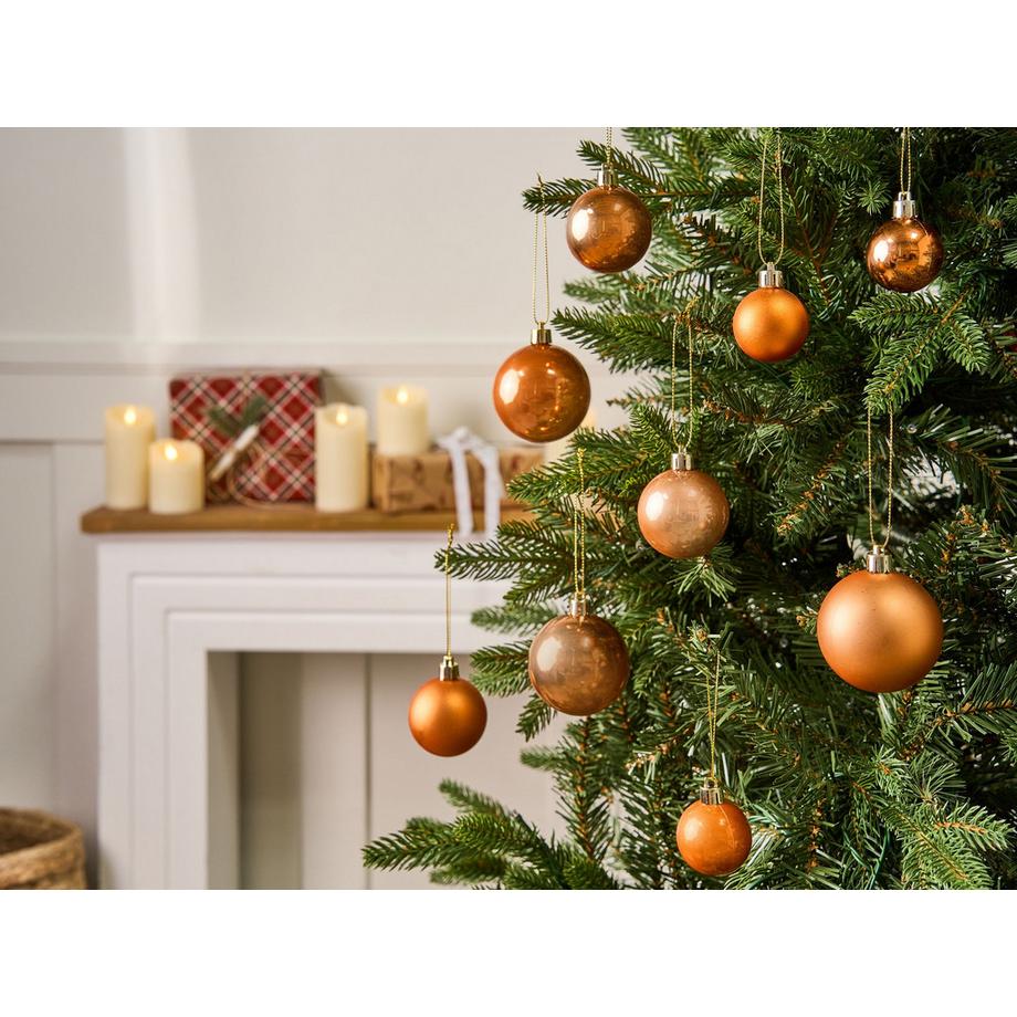 Beliani Lot de 60 boules en Matière synthétique Traditionnel LOVATNET  