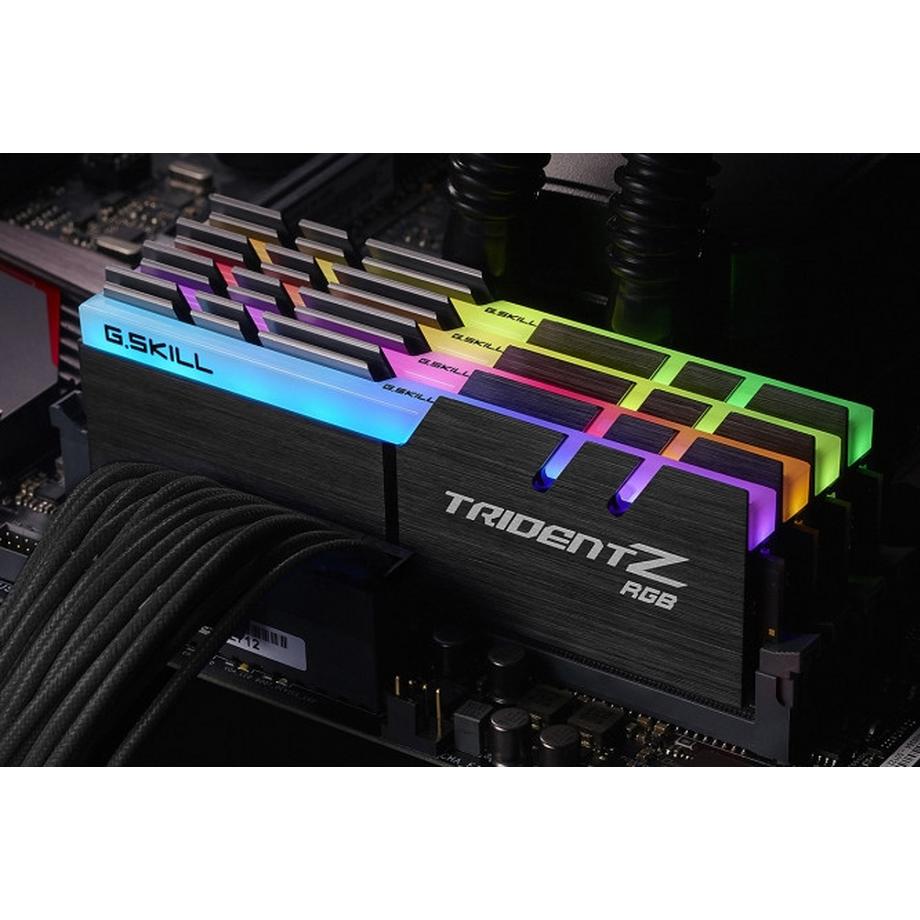 G.Skill  Trident Z RGB (For AMD) F4-3200C16Q-32GTZRX Speichermodul 32 GB 4 x 8 GB DDR4 3200 MHz 