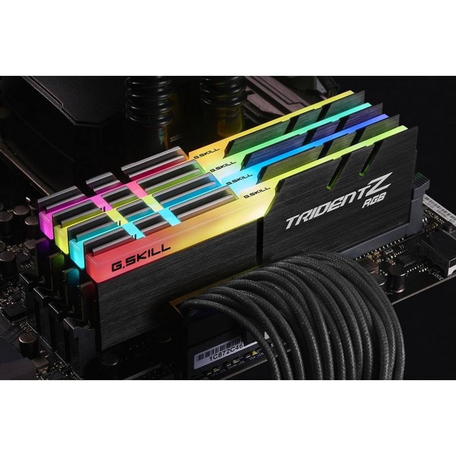 G.Skill  Trident Z RGB (For AMD) F4-3200C16Q-32GTZRX Speichermodul 32 GB 4 x 8 GB DDR4 3200 MHz 