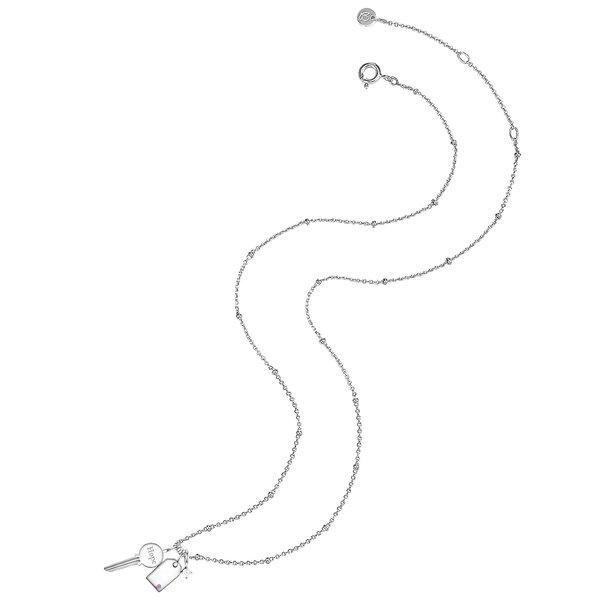 Glanzstücke München  Femme Collier en argent Clé 