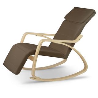B2X Fauteuil à Bascule de Luxe Suzi - Marron  