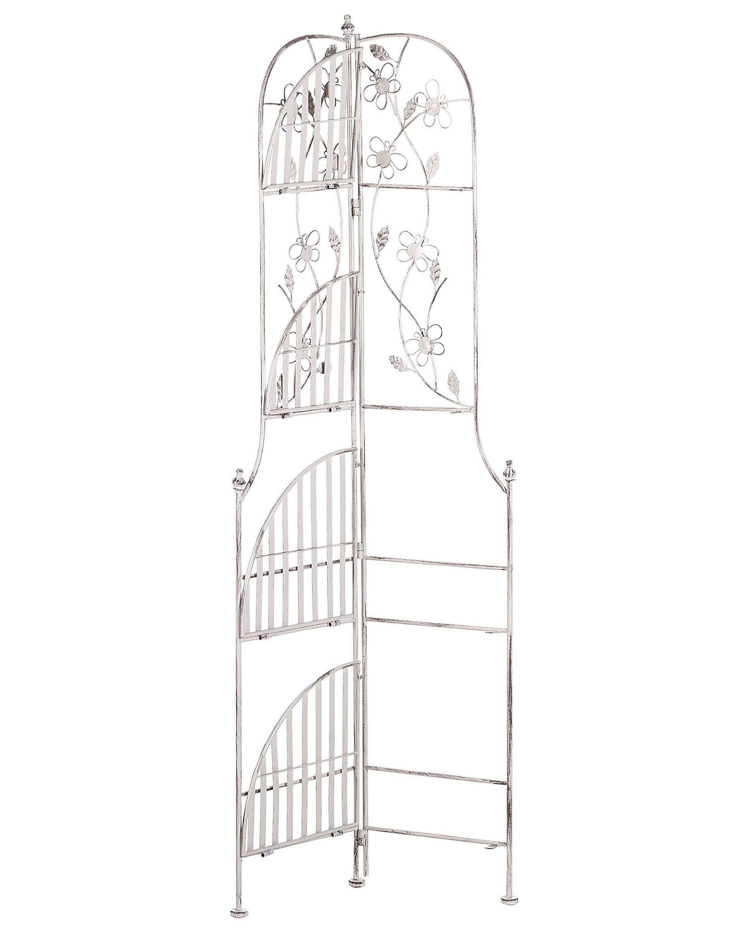 Beliani Étagère d'angle en Métal Traditionnel  