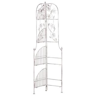 Beliani Étagère d'angle en Métal Traditionnel  