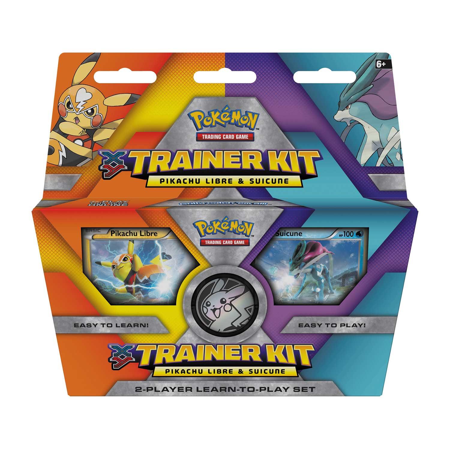 Pokemon  XY Trainer Kit Wrestler-Pikachu & Suicune 