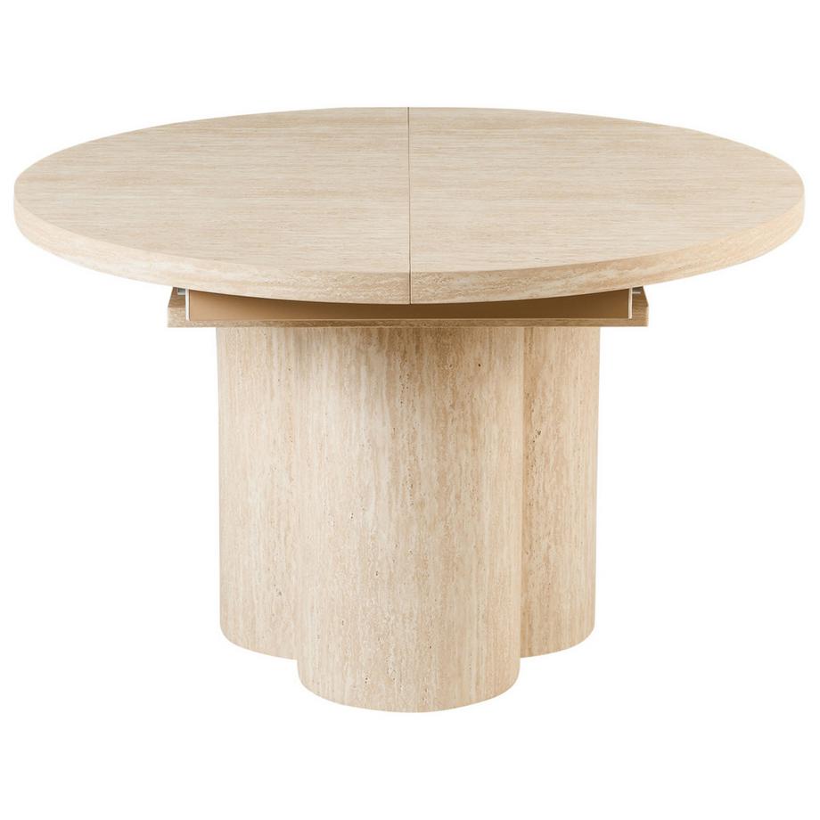 Beliani Table de salle à manger extensible en MDF  MORAINE  