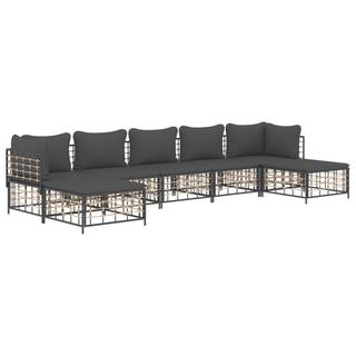 VidaXL Garten lounge set poly-rattan  