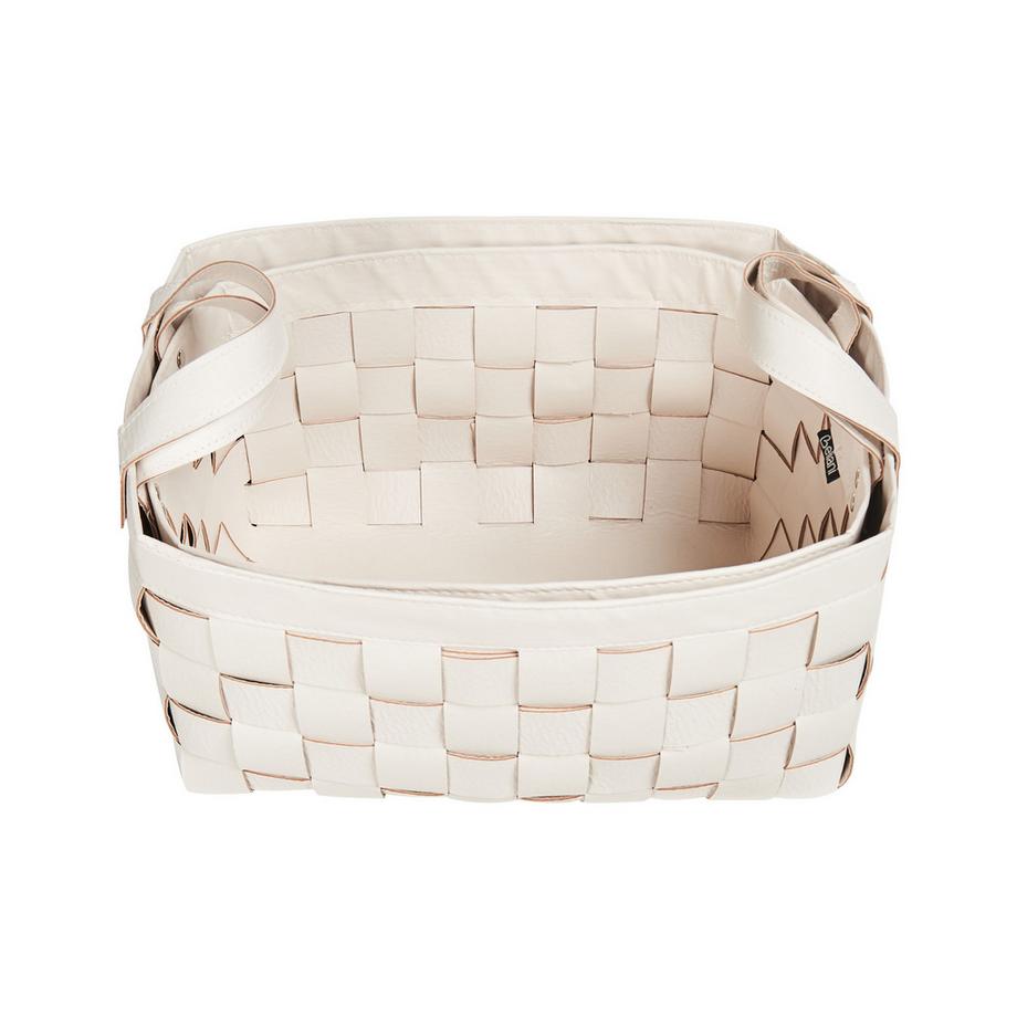 Beliani Korb, Büroaccessoires en Pelle sintetica Retrò SIPPAR  