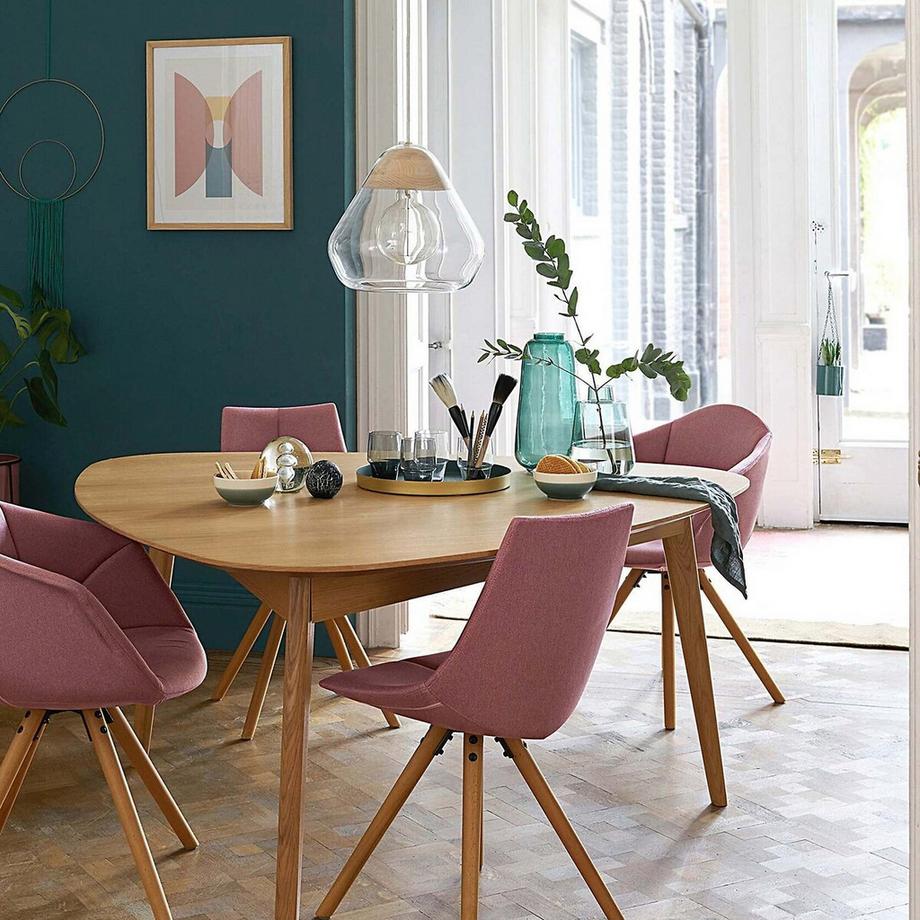 La Redoute Intérieurs Suspension verre et frêne Ø30 cm  