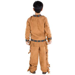 Tectake  Costume pour garçon indien Loup Solitaire 