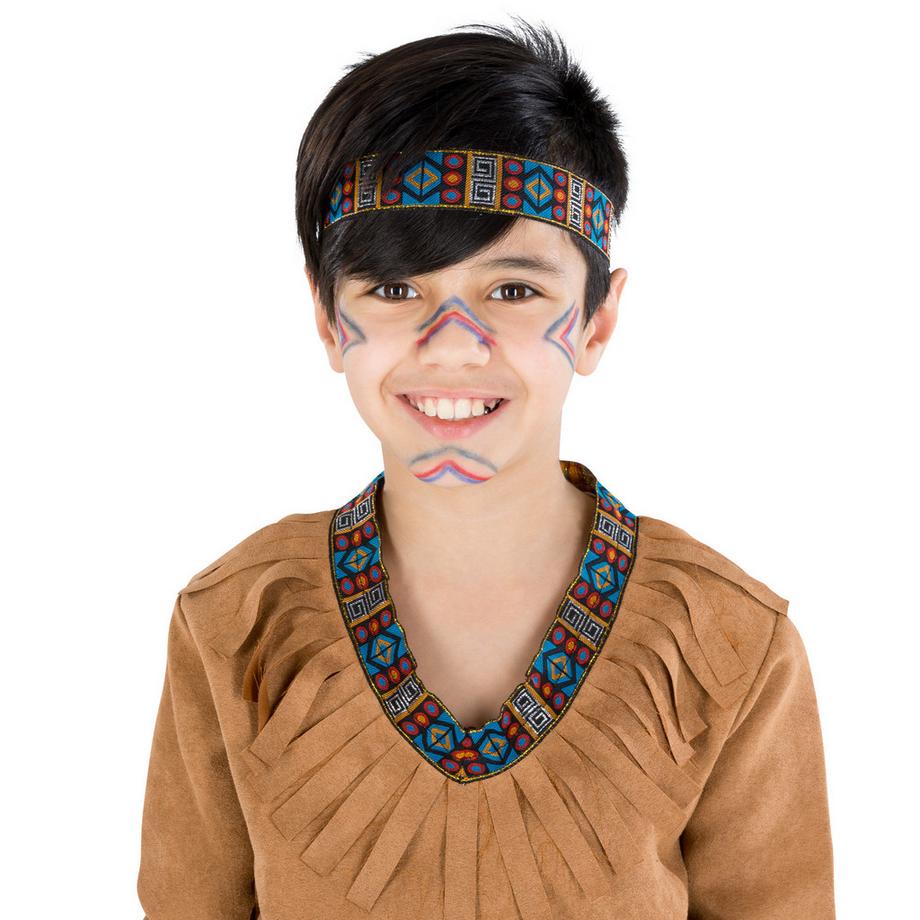 Tectake  Costume da bambino/ragazzo - Indiano Lupo Solitario 