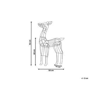 Beliani Dekofigur aus Eisen Modern HAFNIR  
