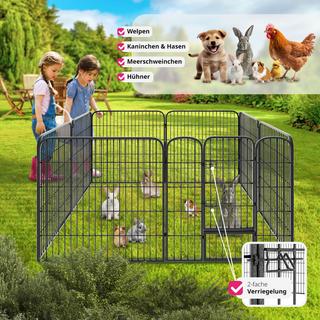 Tectake  Enclos pour chien modulable 