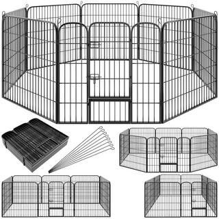 Tectake  Enclos pour chien modulable 