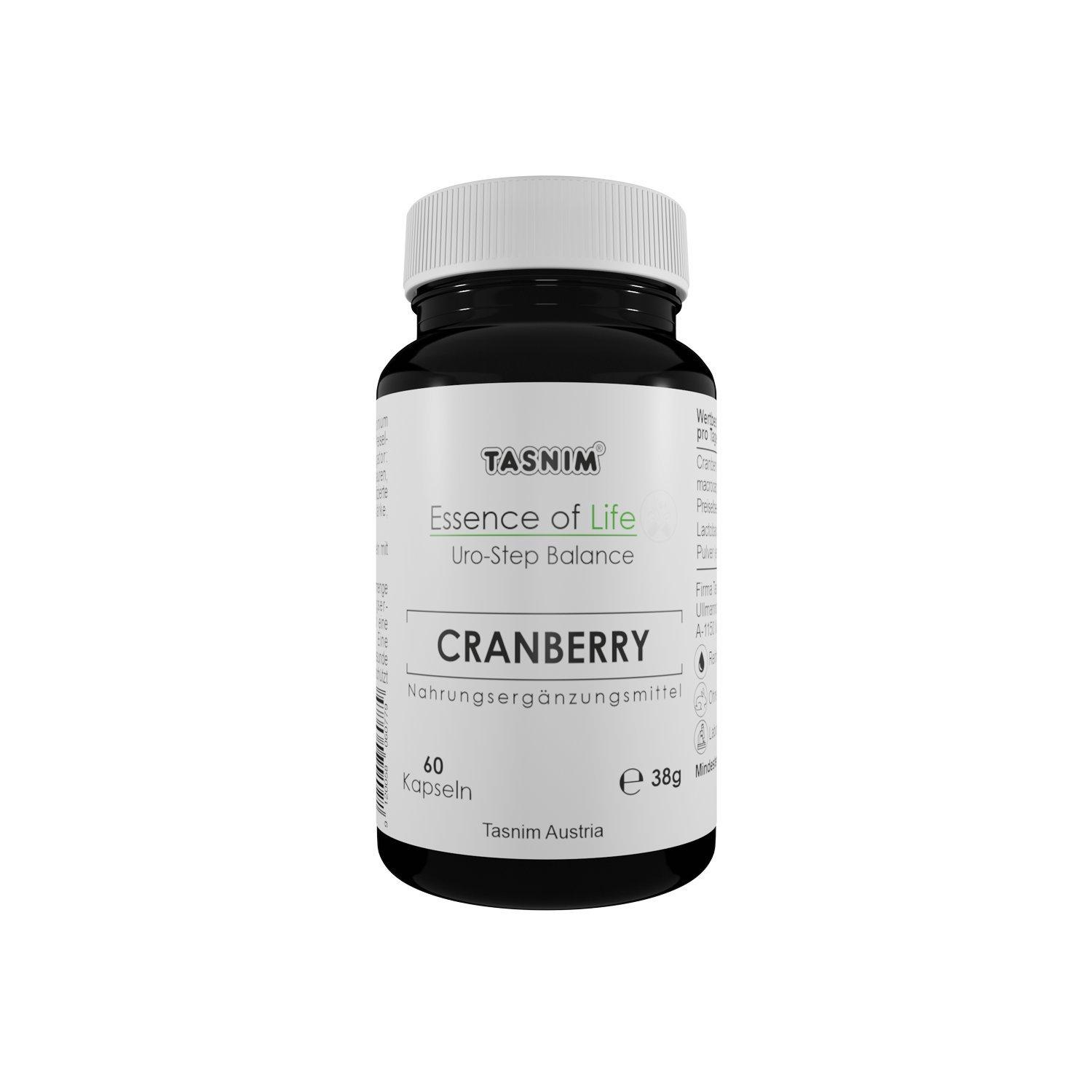 Tasnim  Cranberry + Lactobacillus rhamnosus – Uro Step Balance ESL – 60 Kapseln 