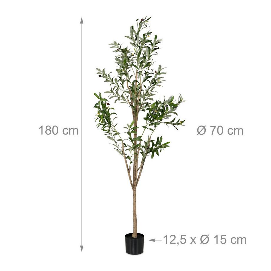 Northix Künstlicher Olivenbaum im Topf  