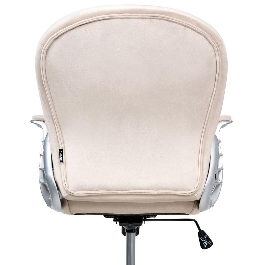 Beliani Sedia da scrivania en Velluto Glamour PRINCESS  