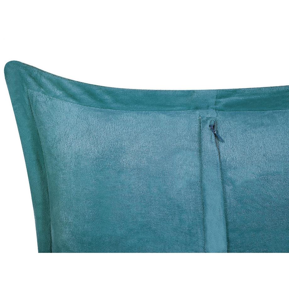 Beliani Dekokissen 2er Set aus Cord Klassisch ZINNIA  