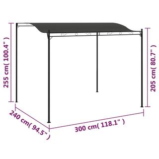 VidaXL Chapiteau tissu  