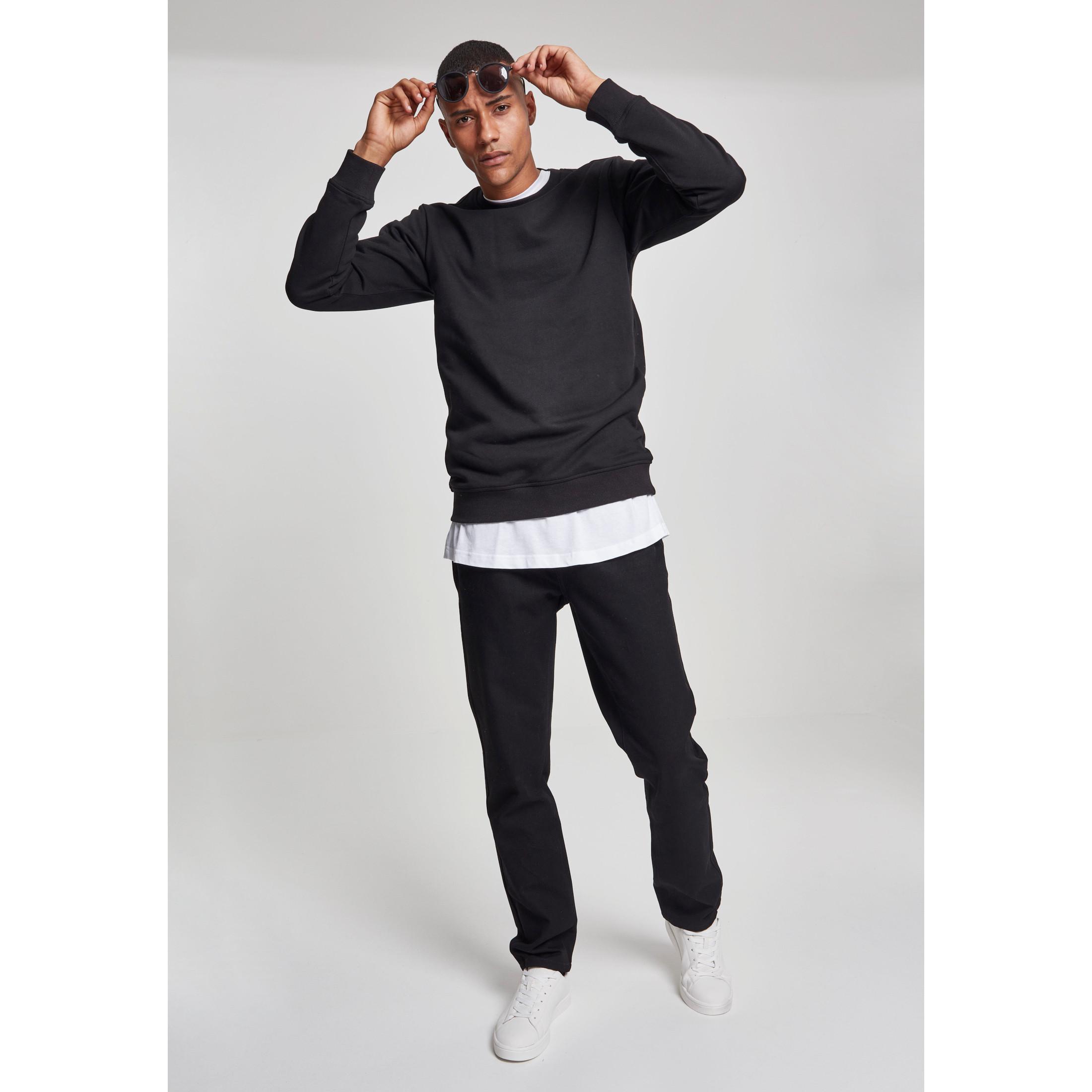 URBAN CLASSICS Basic Terry Crew Neck Sweatshirt  
